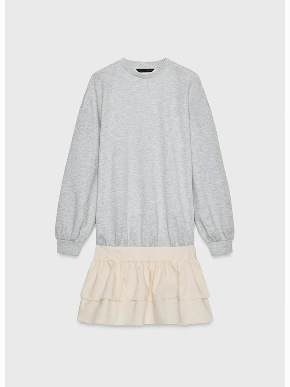 Zara Brand New Size L
Combination Ruffle Short Dress